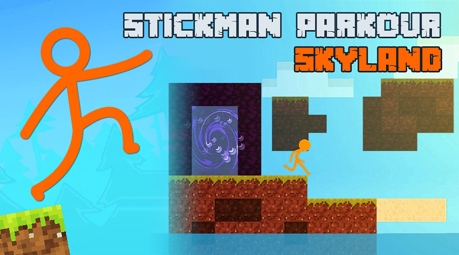 Stickman Parkour Skyland